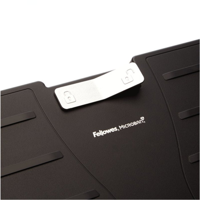 Fellowes Reposapiés Ajustable Office Suites con Microban Negro/Plata